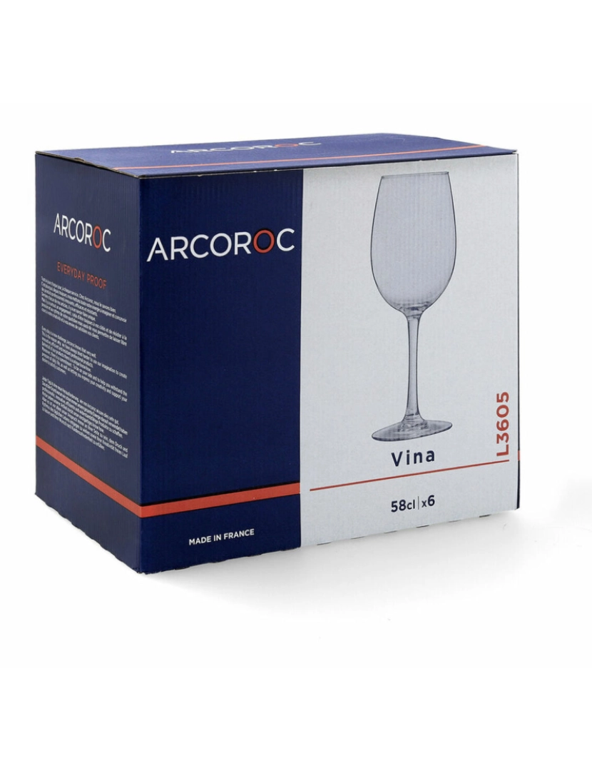 imagem de Copo para vinho Arcoroc 6 Unidades (58 cl)3