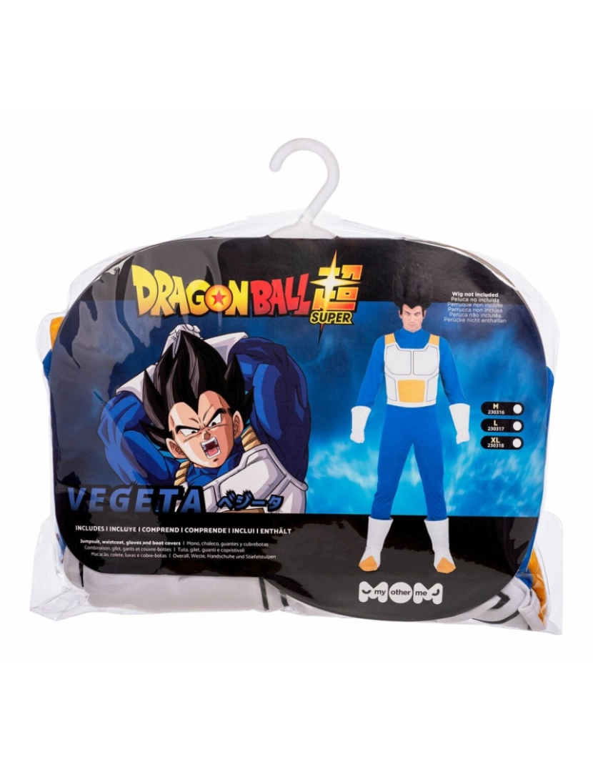 imagem de Fantasia para Adultos My Other Me Vegeta Dragon Ball Azul Laranja Vegeta5