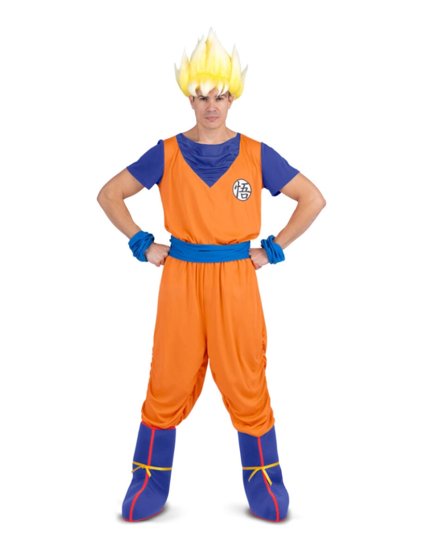 imagem de Fantasia para Adultos My Other Me Goku Dragon Ball Azul Laranja1