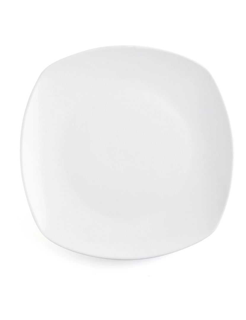 Quid - Prato de Jantar Quid Novo Vinci Branco Cerâmica Ø 26,6 cm 26,6 cm (6 Unidades) (Pack 6x)