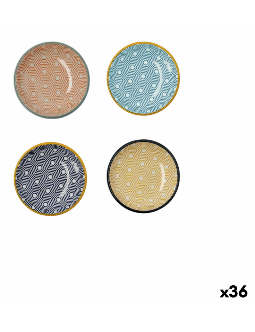 imagem de Prato Quid Pippa Cerâmica Multicolor (9 cm) (Pack 36x)2