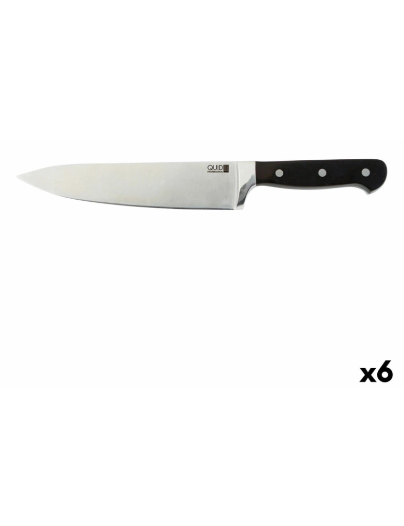 imagem de Faca de Chef Quid Professional Inox Chef Black Metal 20 cm (Pack 6x)2