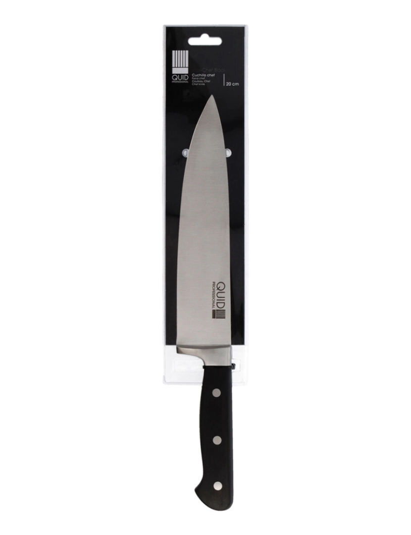 imagem de Faca de Chef Quid Professional Inox Chef Black Metal 20 cm (Pack 6x)4