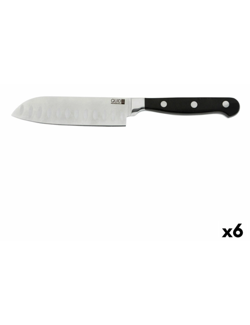 imagem de Faca Santoku Quid Professional Inox Chef Black Metal 13 cm (Pack 10x)2