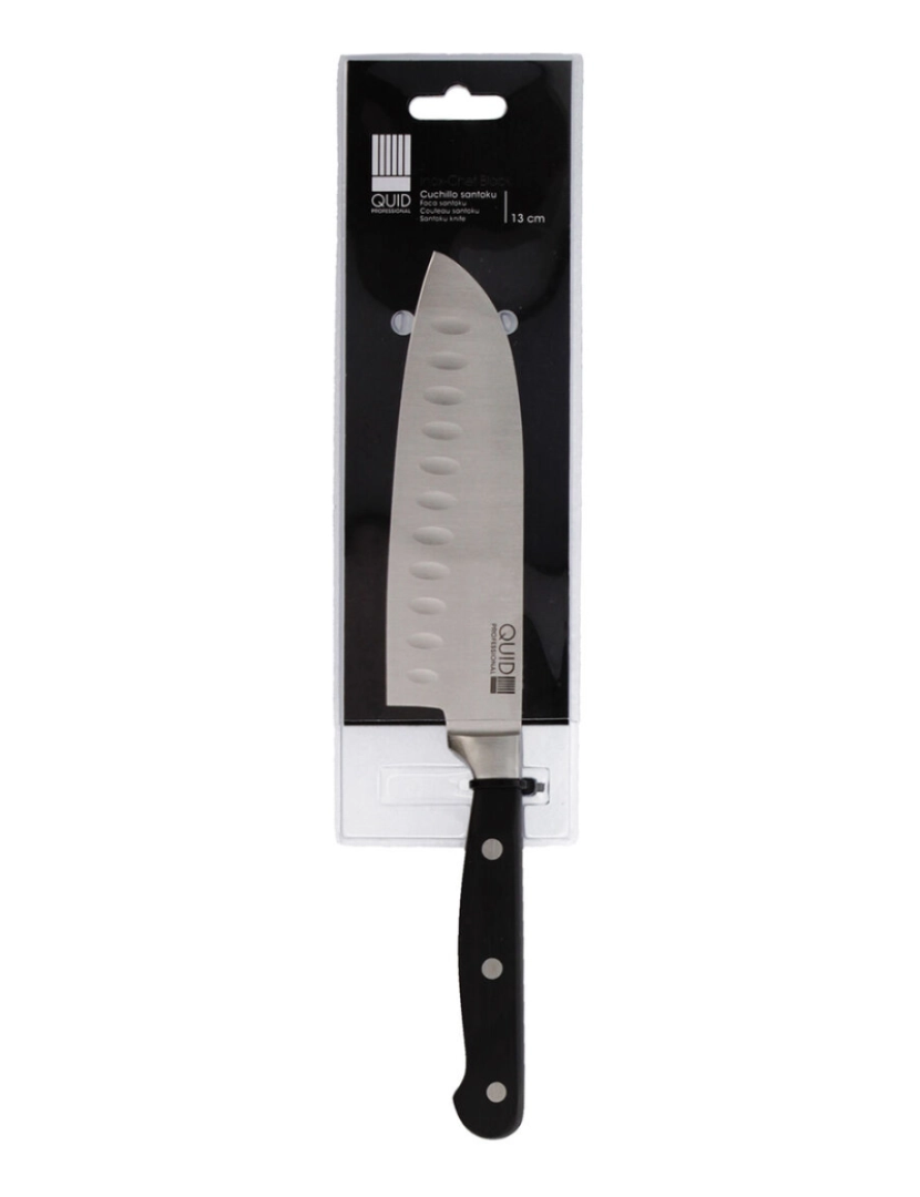 imagem de Faca Santoku Quid Professional Inox Chef Black Metal 13 cm (Pack 10x)4