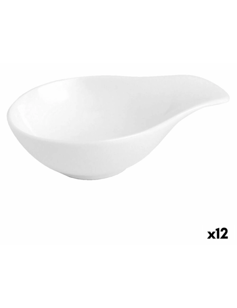 imagem de Tigela Quid Chef Cerâmica Branco 11 x 8 cm 12 Unidades1