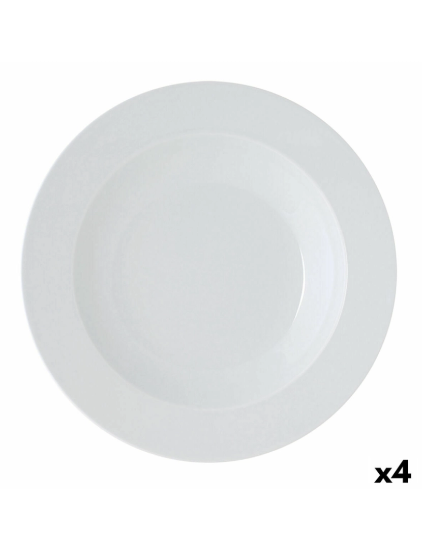 imagem de Prato Fundo Ariane Brasserie Cerâmica Branco (29 cm) (Pack 4x)2