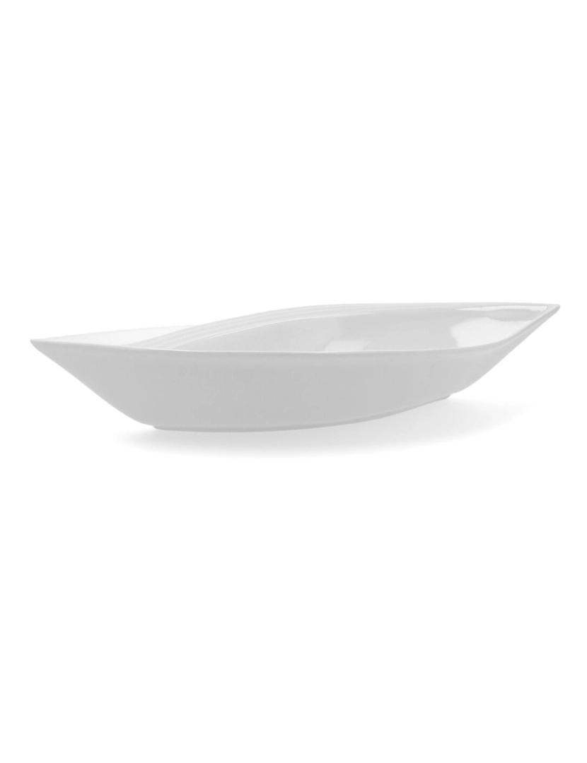 Quid - Recipiente de Cozinha Quid Gastro Cerâmica Branco (31 x 14,5 x 5,5 cm) (Pack 6x)