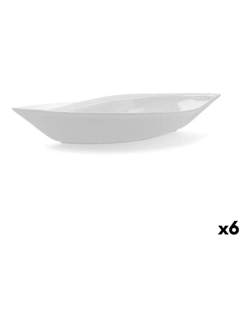 imagem de Recipiente de Cozinha Quid Gastro Cerâmica Branco (31 x 14,5 x 5,5 cm) (Pack 6x)2