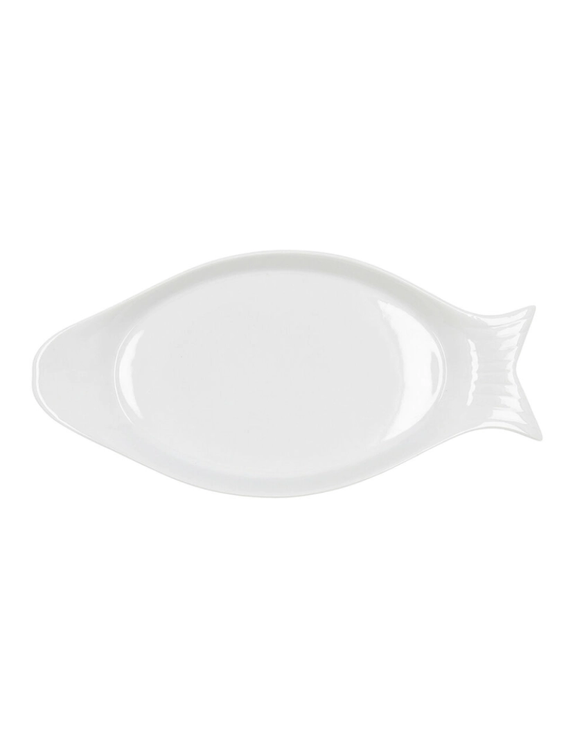 Quid - Recipiente de Cozinha Quid Gastro Cerâmica Branco (32.5 x 15,5 x 2,5 cm) (Pack 6x)