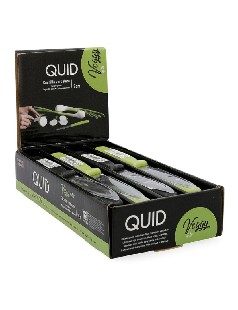 Quid - Descascador de Vegetais Quid Veggy Metal Baquelite 9 cm (Pack 24x)