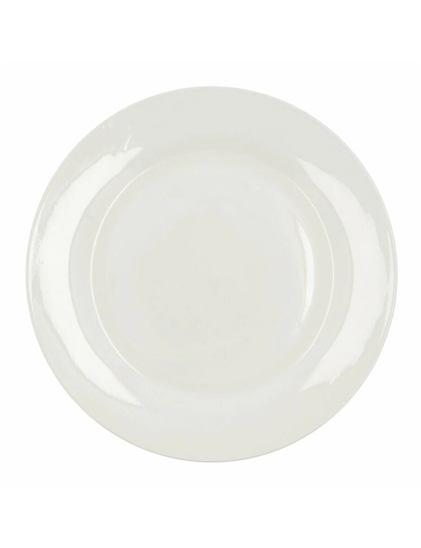 imagem de Prato de Jantar Bidasoa Lis Branco Cerâmica Ø 26 cm (12 Unidades) (Pack 12x)1