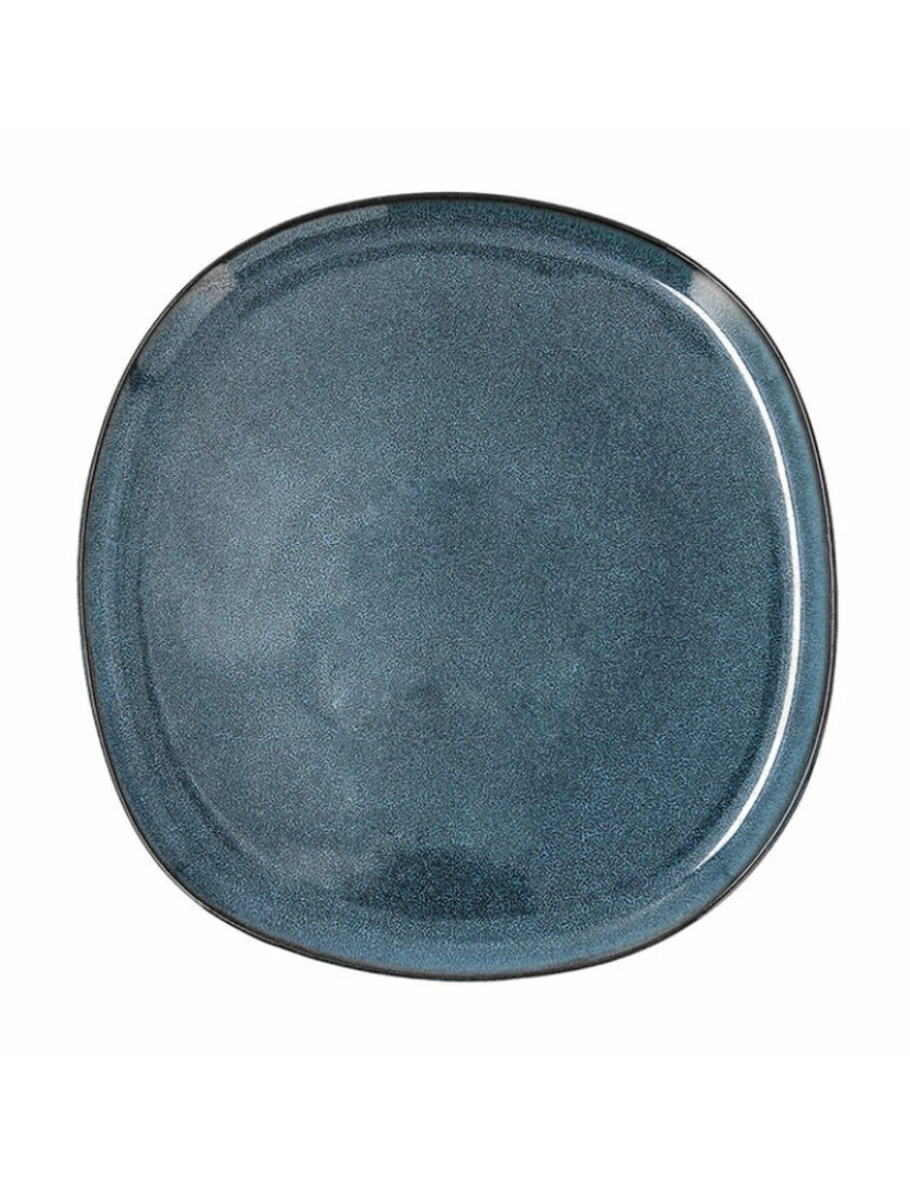 imagem de Prato de Jantar Bidasoa Ikonic Azul Cerâmica 20,2 x 19,7 x 1,3 cm (6 Unidades) (Pack 6x)1