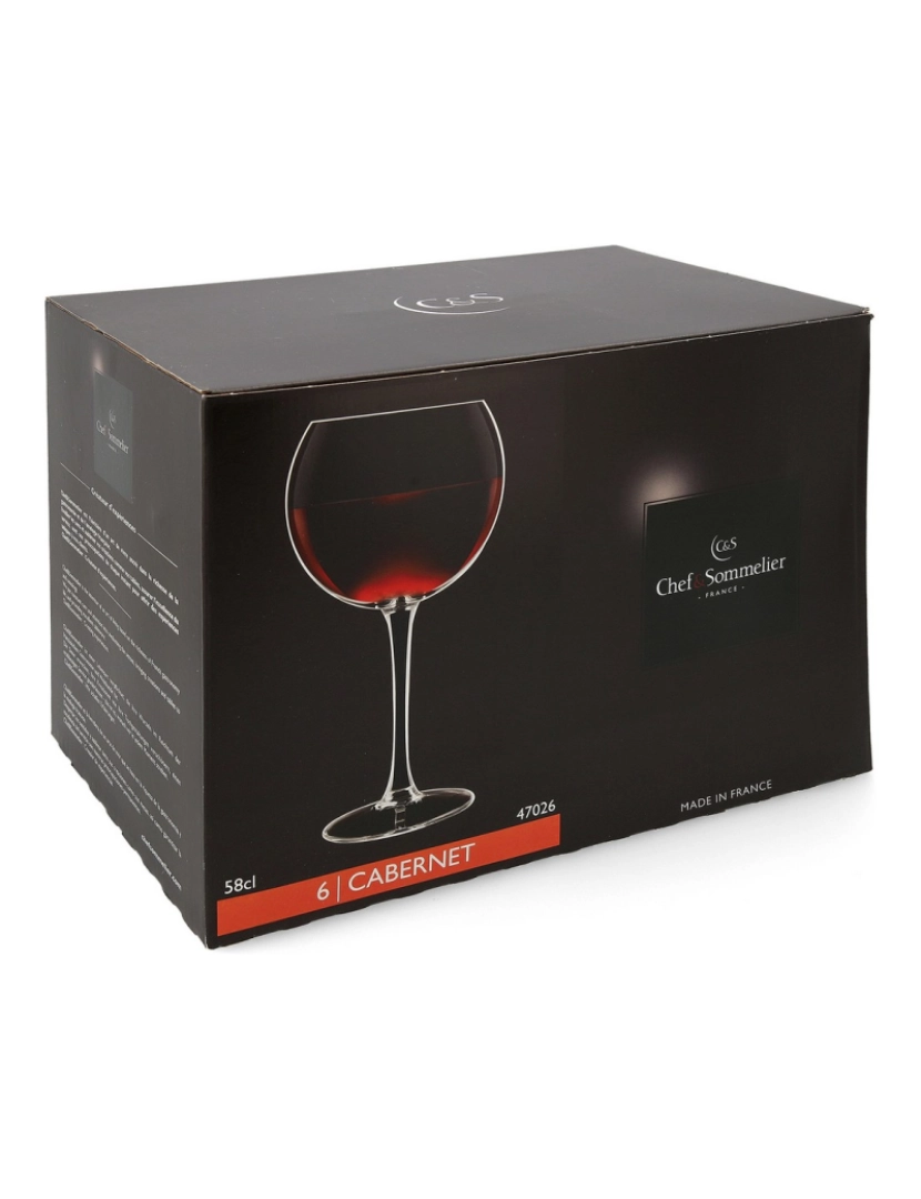 imagem de Copo Chef & Sommelier Cabernet 6 Unidades 580 ml (58 cl)5