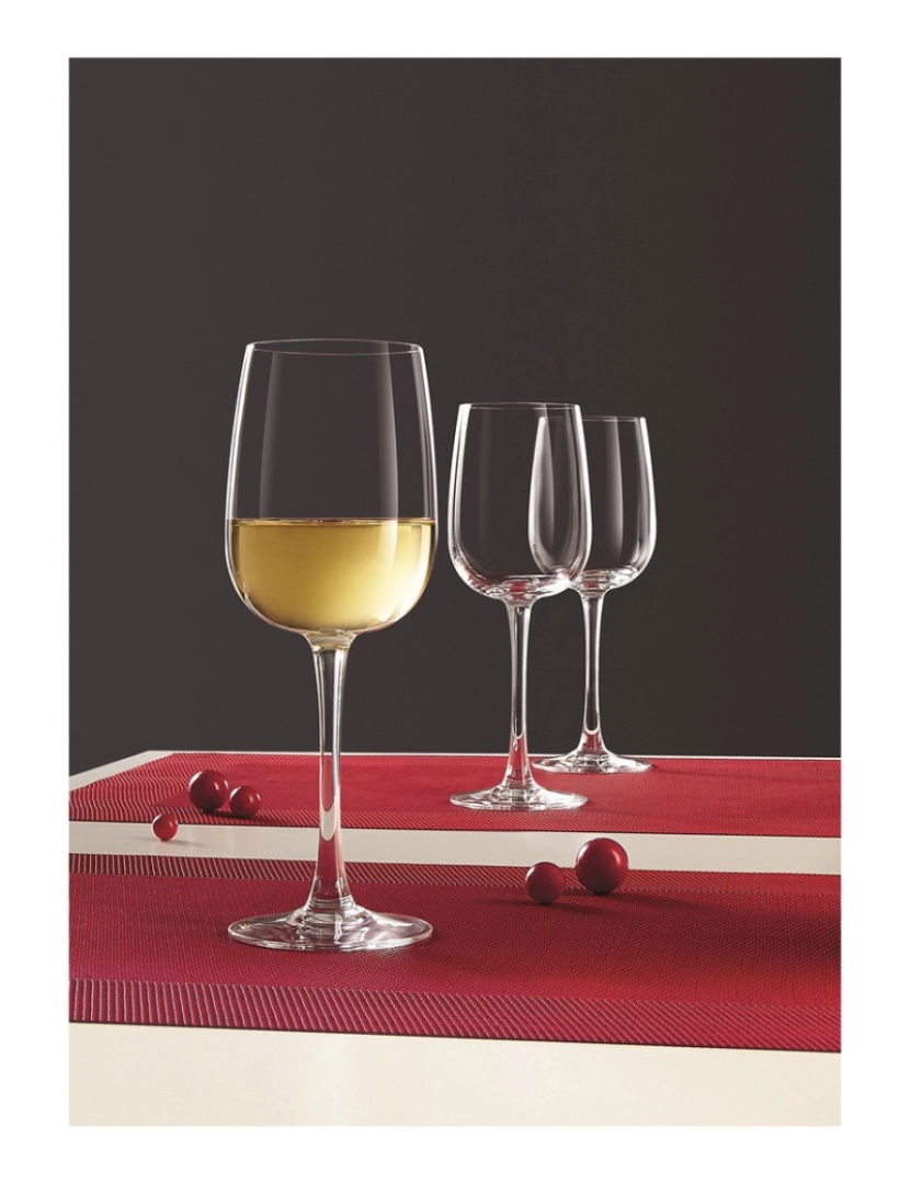 imagem de Copo para vinho Luminarc Versailles 6 unidades 270 ml (27 cl)3