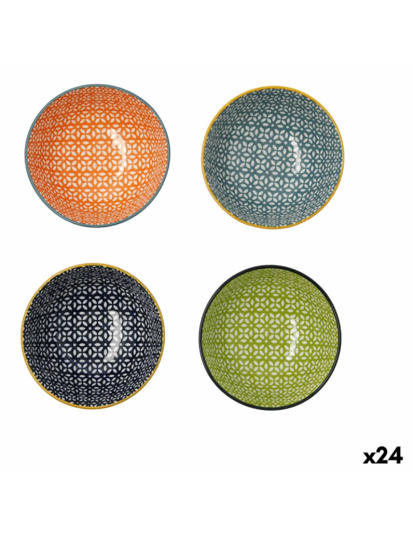 imagem de Tigela Quid Pippa Multicolor Cerâmica (24 Unidades) (Pack 24x)2