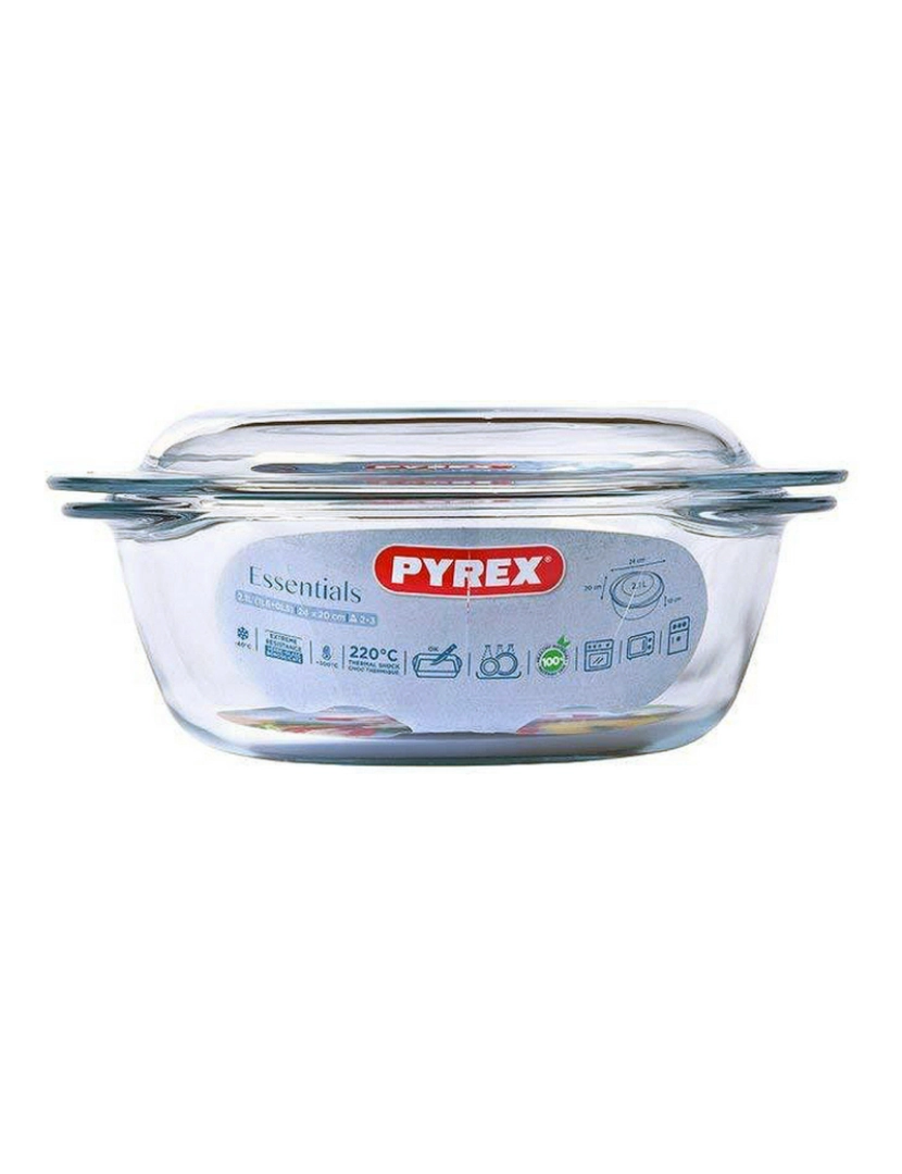 imagem de Caçarola com Tampa Pyrex Essentials Transparente Vidro 2,1 L3