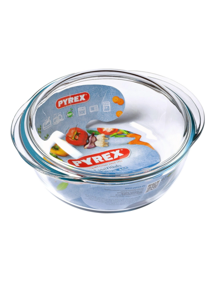 imagem de Caçarola com Tampa Pyrex Essentials Transparente Vidro2