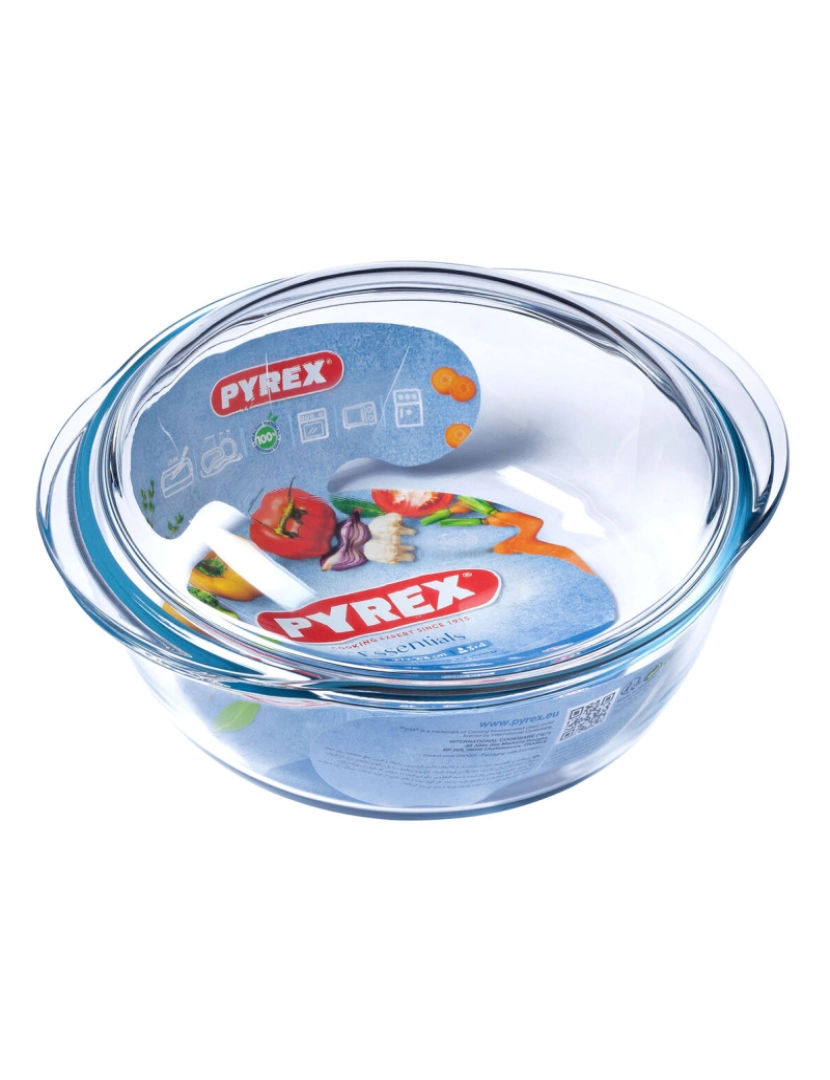 imagem de Caçarola com Tampa Pyrex Essentials Transparente Vidro3