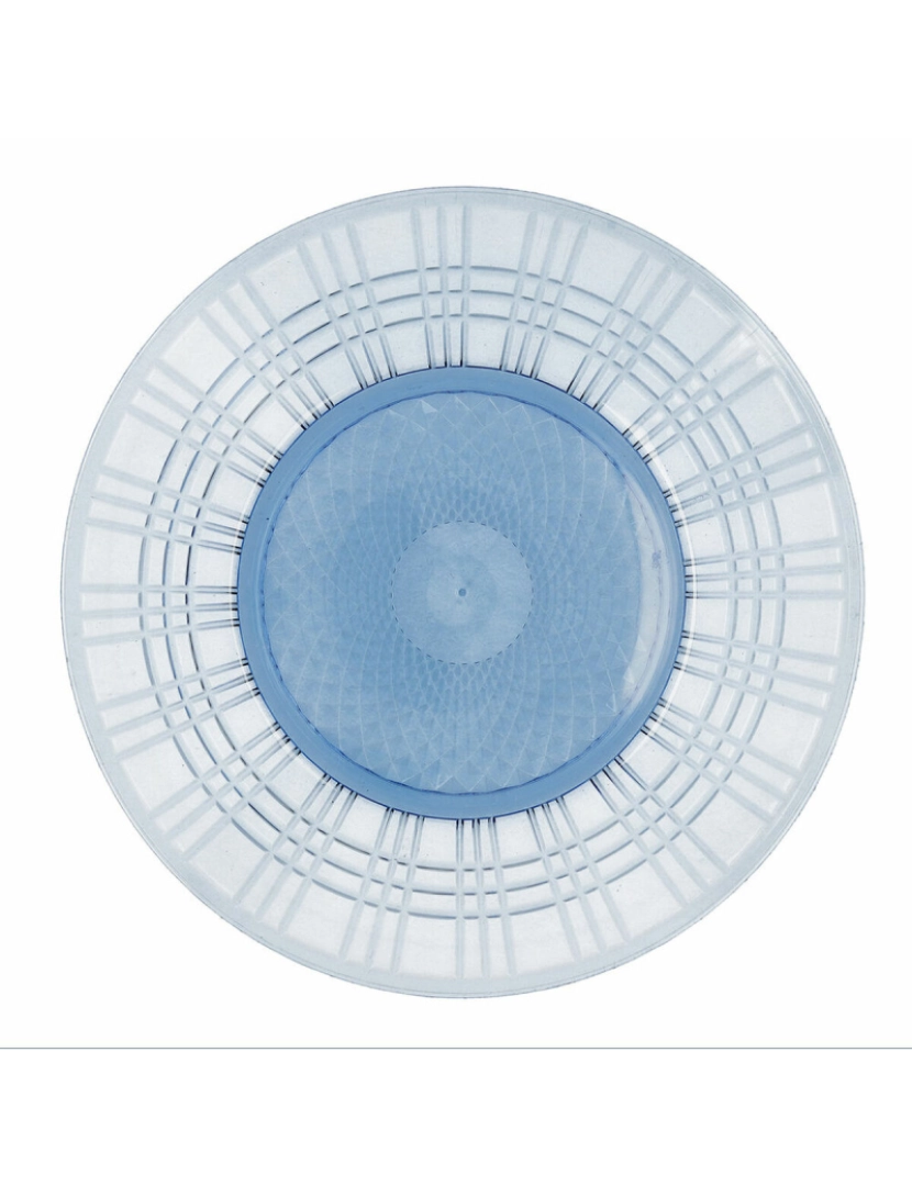 imagem de Prato de Jantar Quid Viba Azul Plástico Ø 26 cm 26 cm (12 Unidades) (Pack 12x)1
