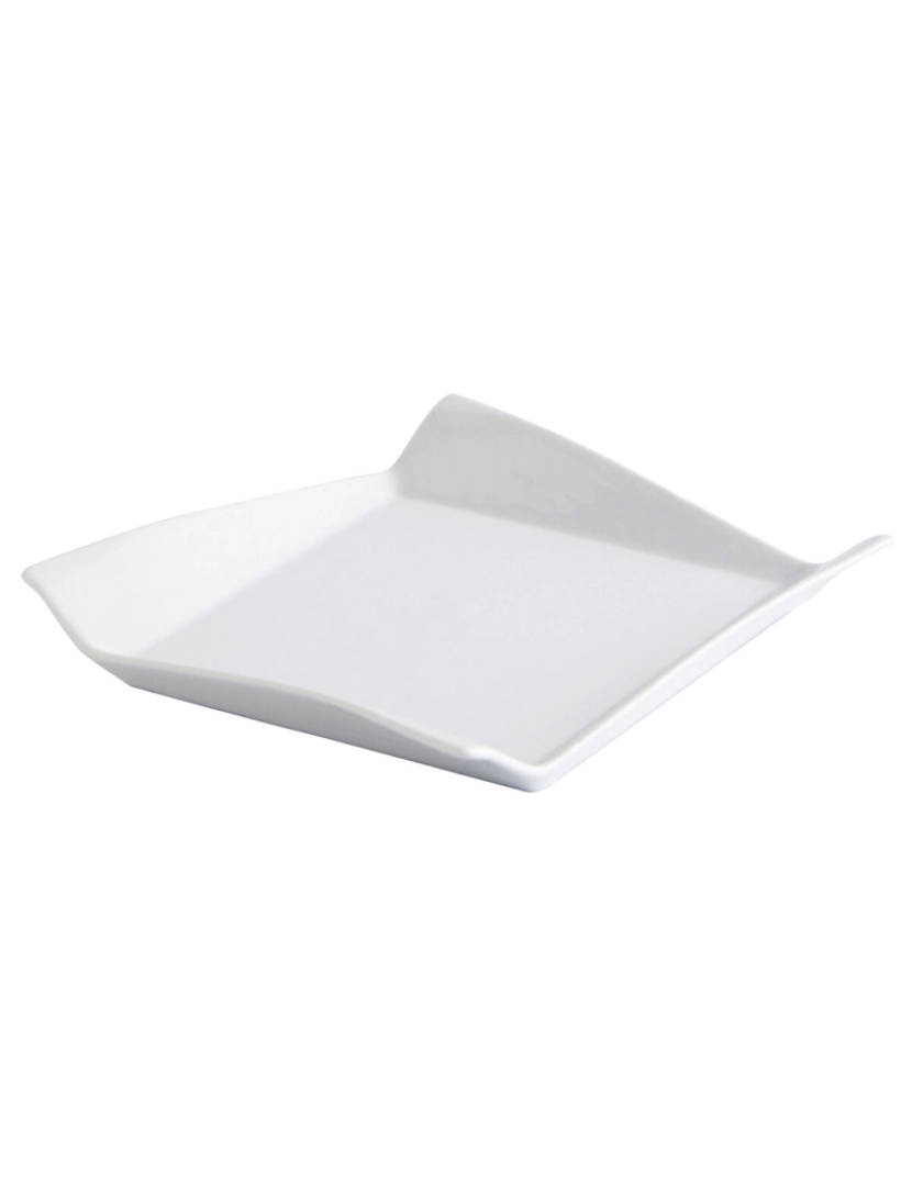 imagem de Prato Quid Gastro Fresh Sanduíche Cerâmica Branco (17,5 cm) (8 Unidades)3