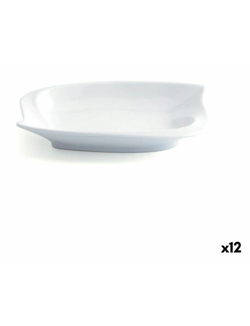 imagem de Prato Quid Gastro Fun Pequeno Branco Cerâmica 15,5 x 10 cm (12 Unidades) (Pack 12x)2