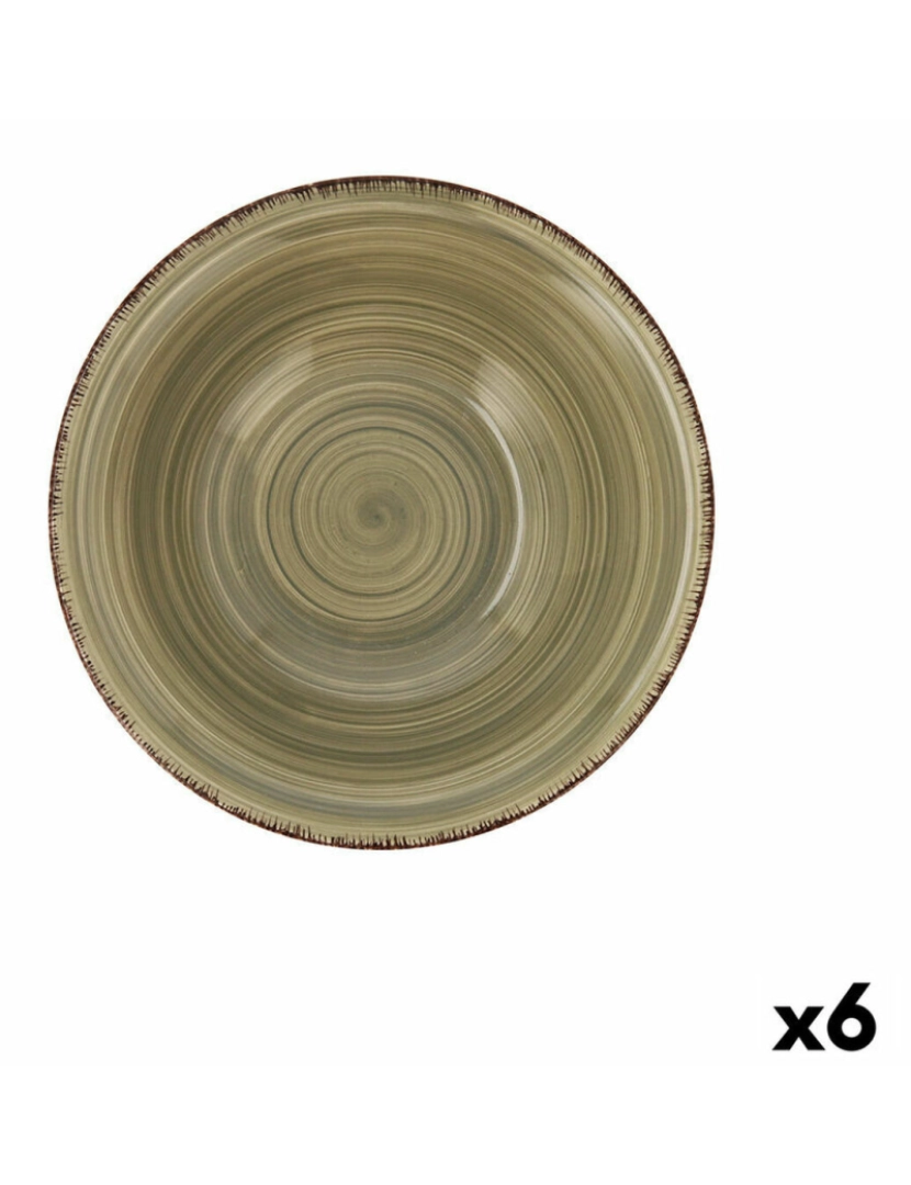 imagem de Tigela Quid Natura Vita Cerâmica Verde (18 cm) (Pack 6x)2