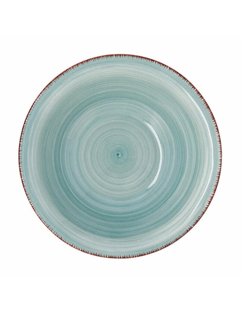 imagem de Tigela Quid Vita Aqua Cerâmica Azul Ø 18 cm (6 Unidades)1