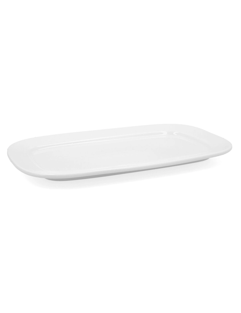 Bidasoa - Recipiente de Cozinha Bidasoa Glacial Cerâmica Branco (36 x 21 cm) (Pack 3x)