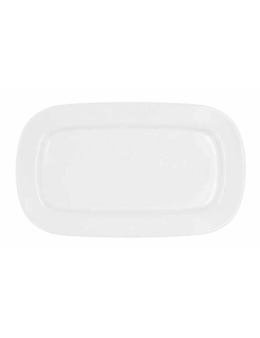 imagem de Recipiente de Cozinha Bidasoa Glacial Cerâmica Branco (31 x 18 cm) (Pack 6x)3