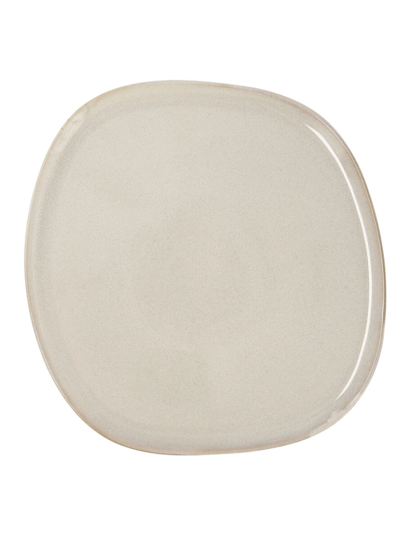 imagem de Prato de Jantar Bidasoa Ikonic Branco Cerâmica 26,5 x 25,7 x 1,5 cm (4 Unidades) (Pack 4x)1