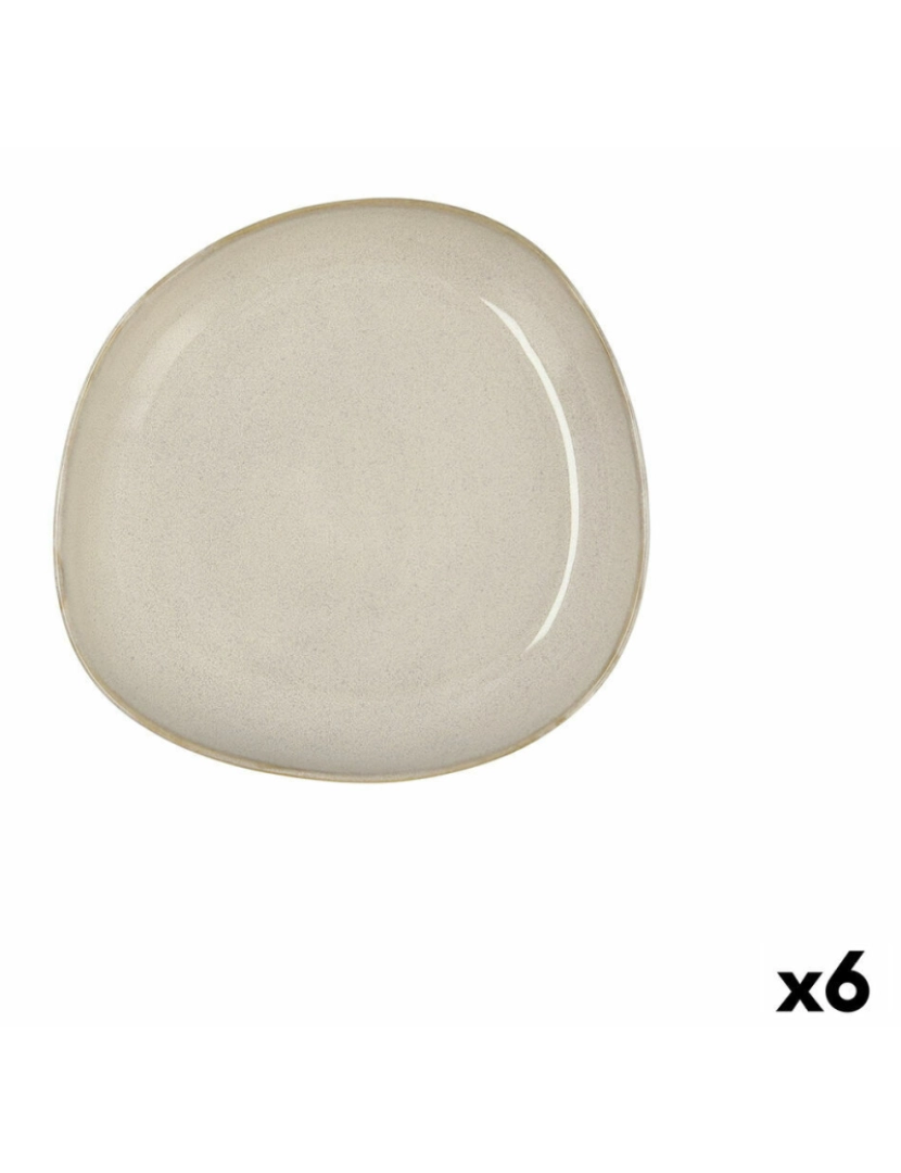 imagem de Prato Fundo Bidasoa Ikonic Cerâmica Branco (20,5 x 19,5 cm) (Pack 6x)2