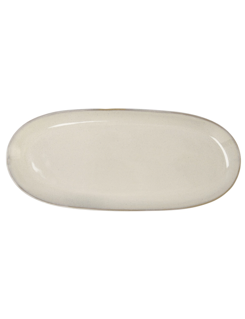 Bidasoa - Recipiente de Cozinha Bidasoa Ikonic Branco Cerâmica (36 x 16 cm) (Pack 2x)