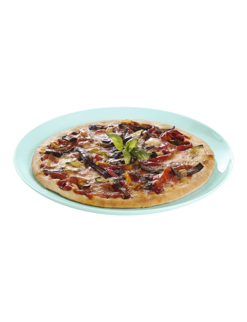 imagem de Prato para Pizza Luminarc Diwali Turquesa 32 cm Turquesa Vidro3