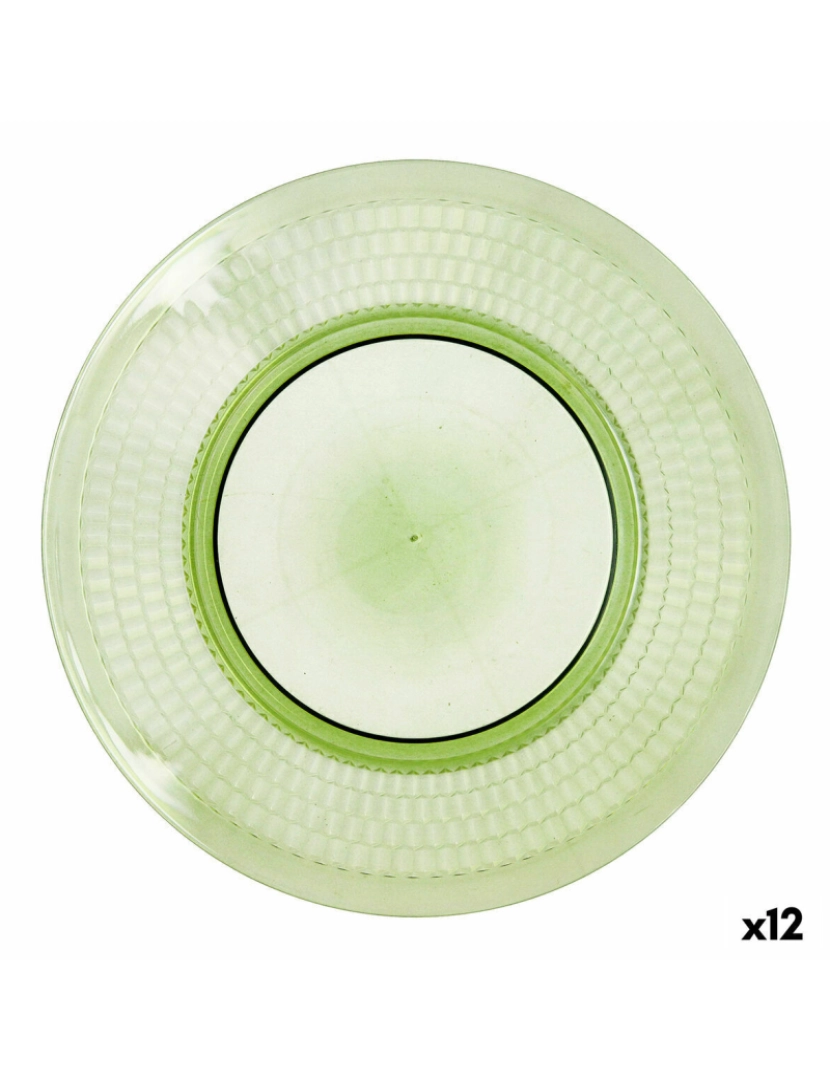 imagem de Prato de Jantar Quid Viba Verde Plástico Ø 27 cm 27 cm (12 Unidades) (Pack 12x)2