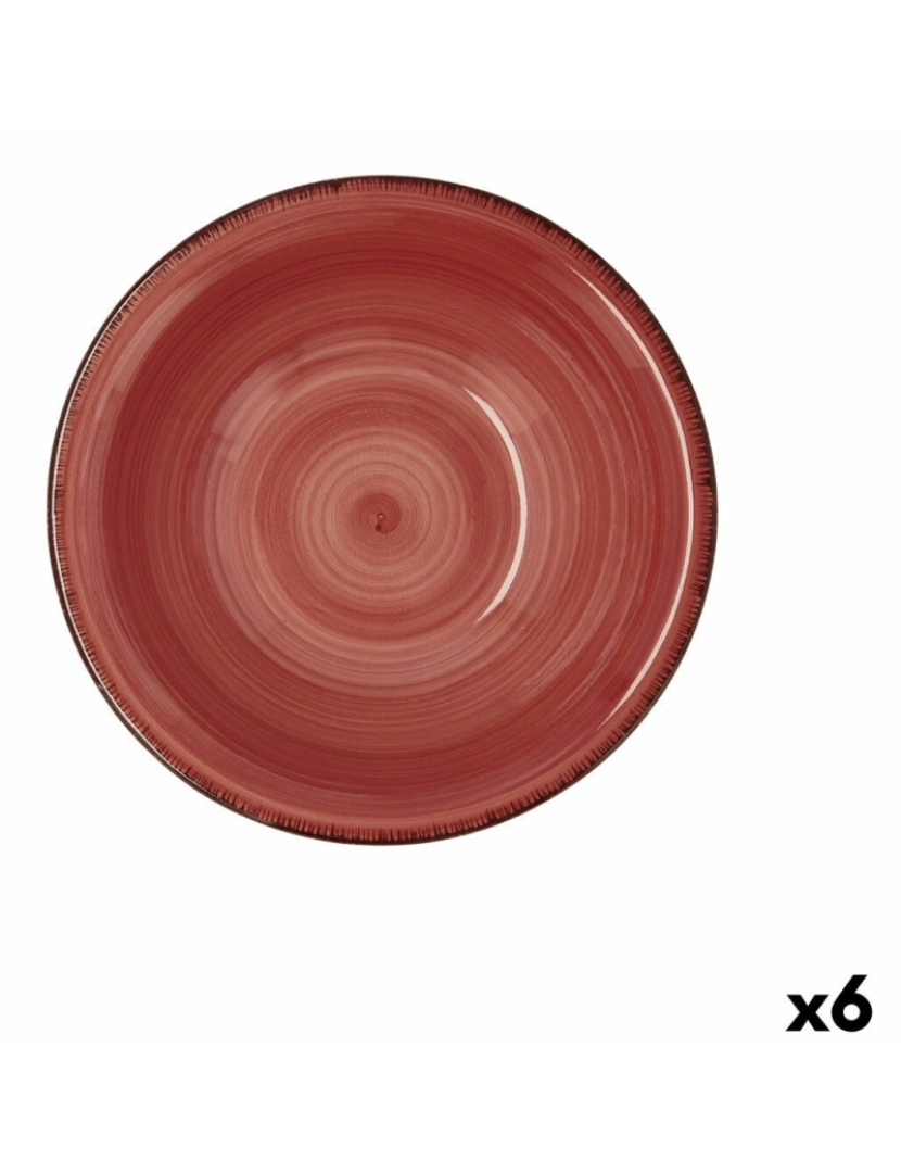 imagem de Tigela Quid Vita Cerâmica Vermelho (18 cm) (Pack 6x)2