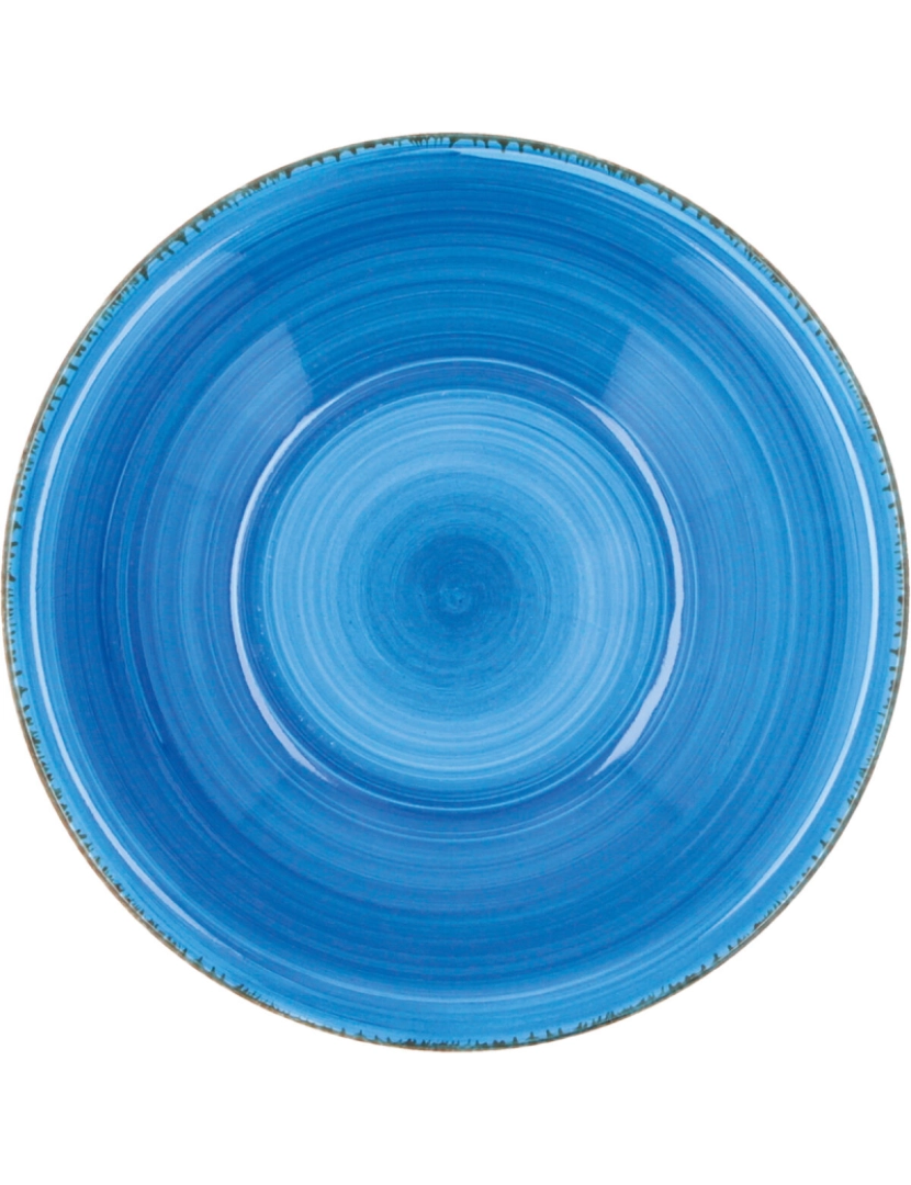 imagem de Prato de Sobremesa Quid Vita Cerâmica Azul (19 cm) (12 Unidades)2