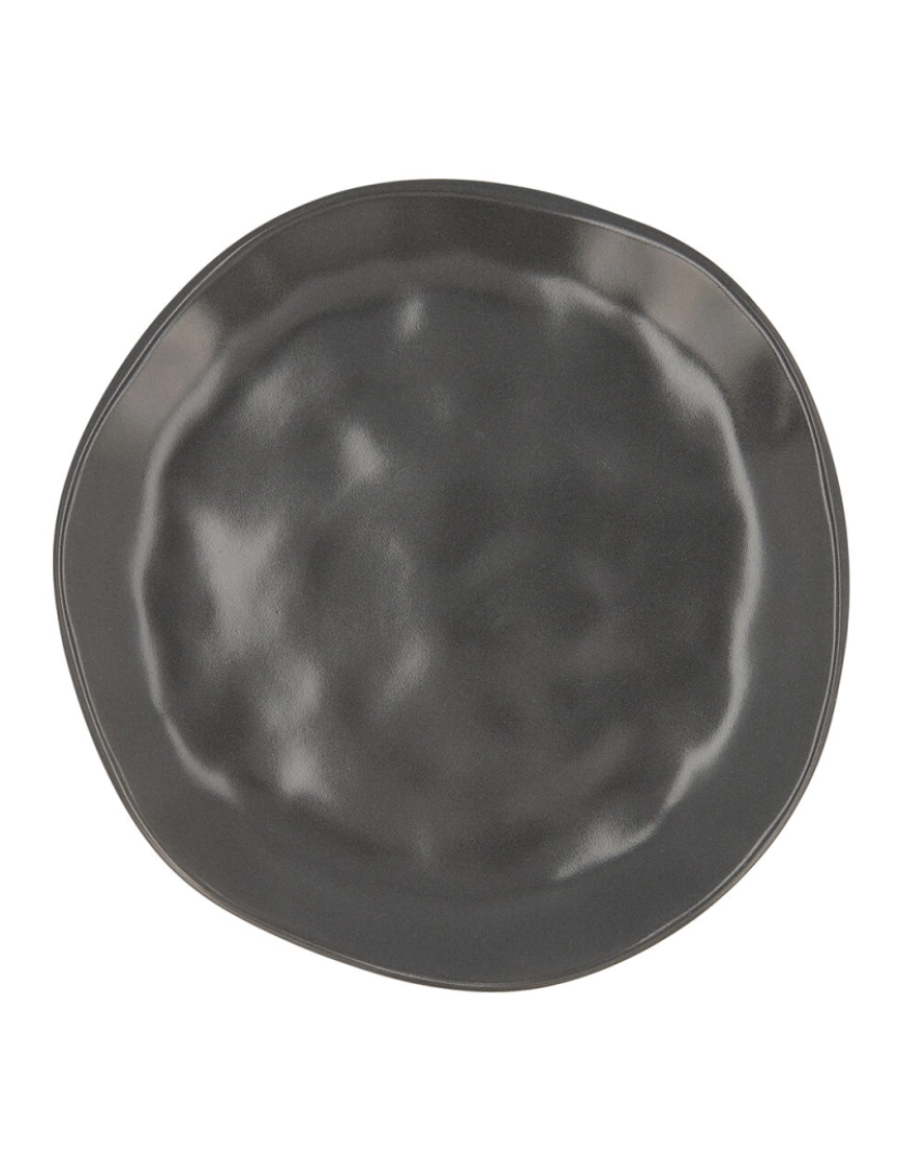 imagem de Prato de Sobremesa Bidasoa Cosmos Cerâmica Preto (20 cm) (12 Unidades)3