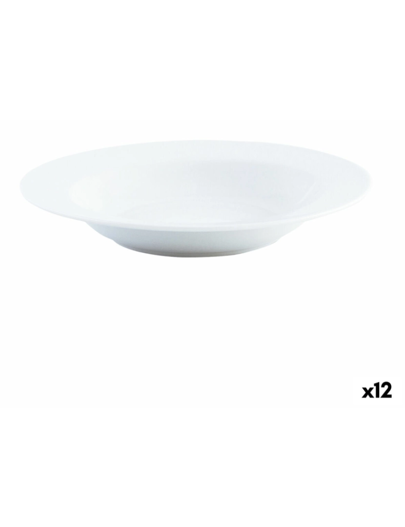 imagem de Prato Fundo Quid Basic Branco Cerâmica Ø 21,5 cm (12 Unidades)1