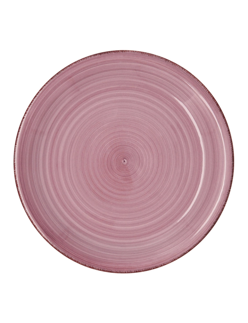 imagem de Prato de Jantar Quid Vita Peoni Cor de Rosa Cerâmica Ø 27 cm (12 Unidades)3