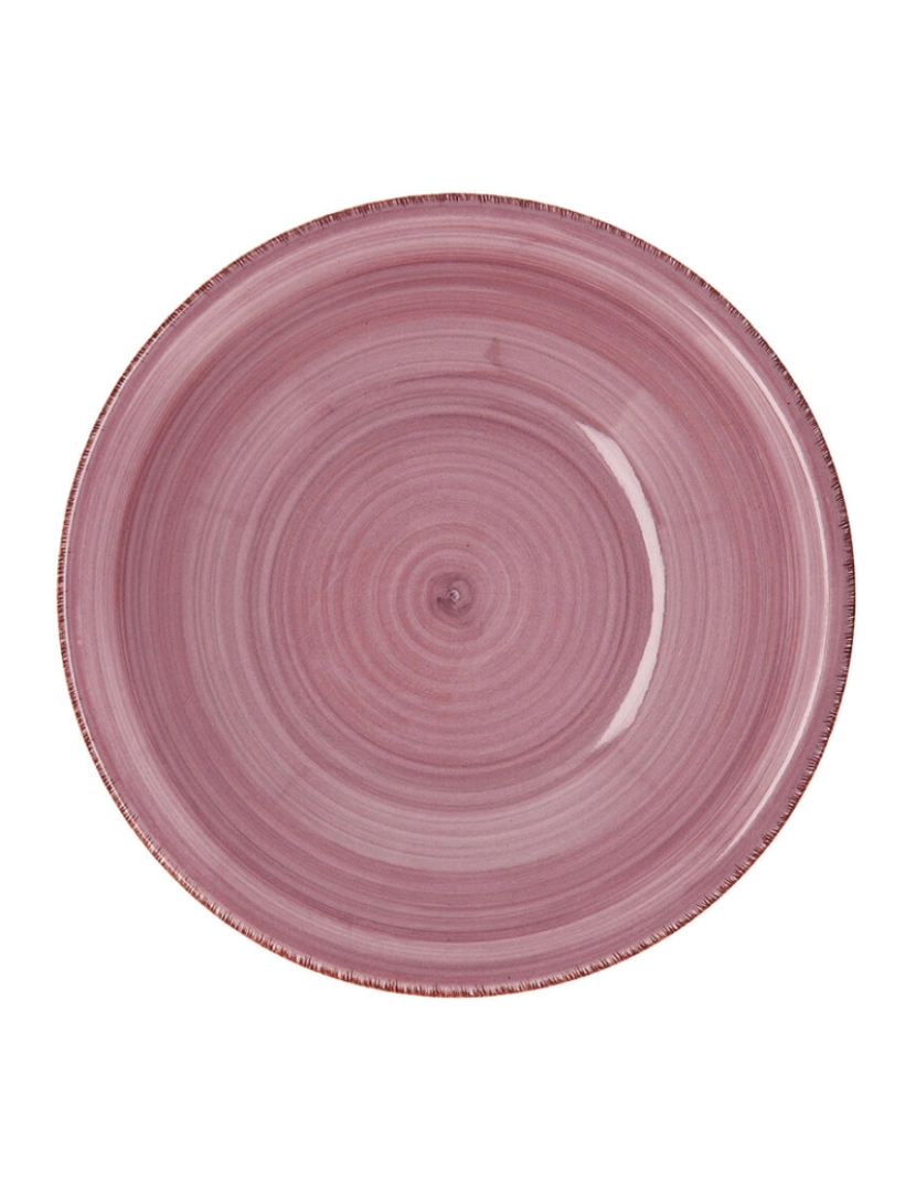 imagem de Prato Fundo Quid Vita Peoni Cerâmica Cor de Rosa Ø 21,5 cm (12 Unidades)2