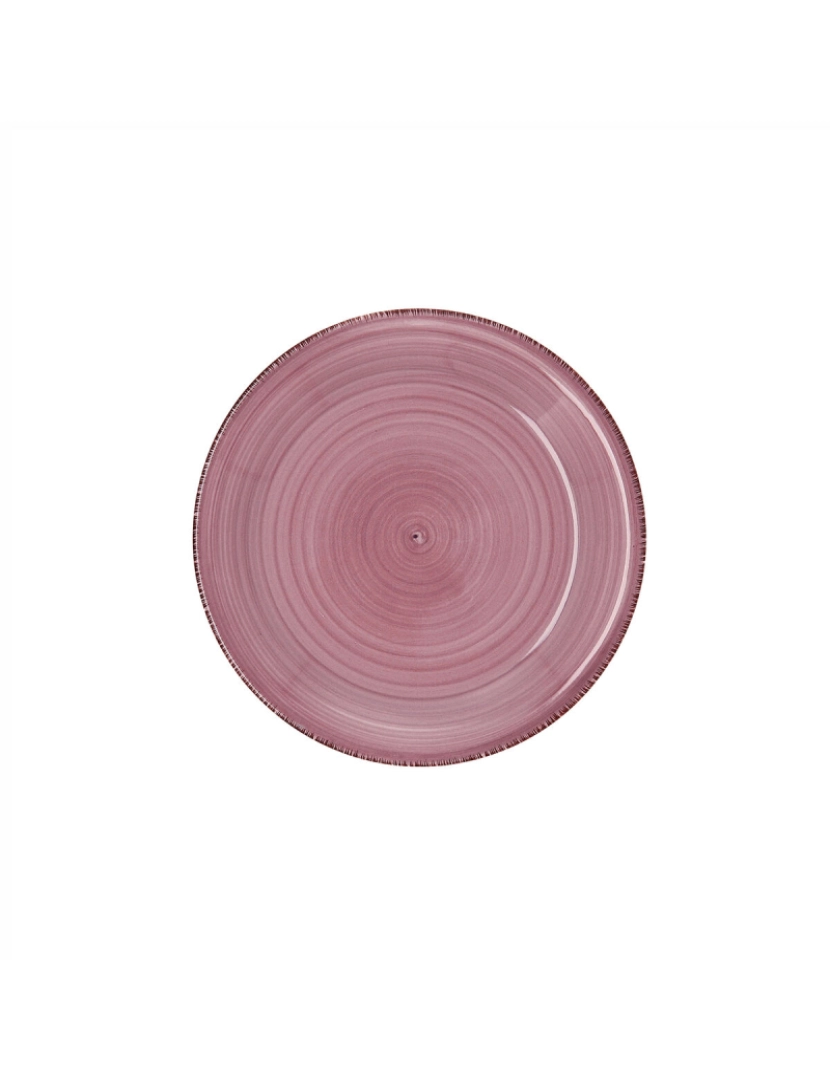 imagem de Prato de Sobremesa Quid Vita Peoni Cor de Rosa Cerâmica 19 cm (12 Unidades)3