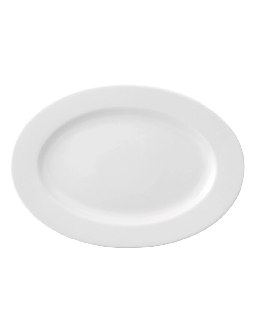 imagem de Prato de Jantar Ariane Prime Oval Branco Cerâmica 22 x 20 cm (12 Unidades)2