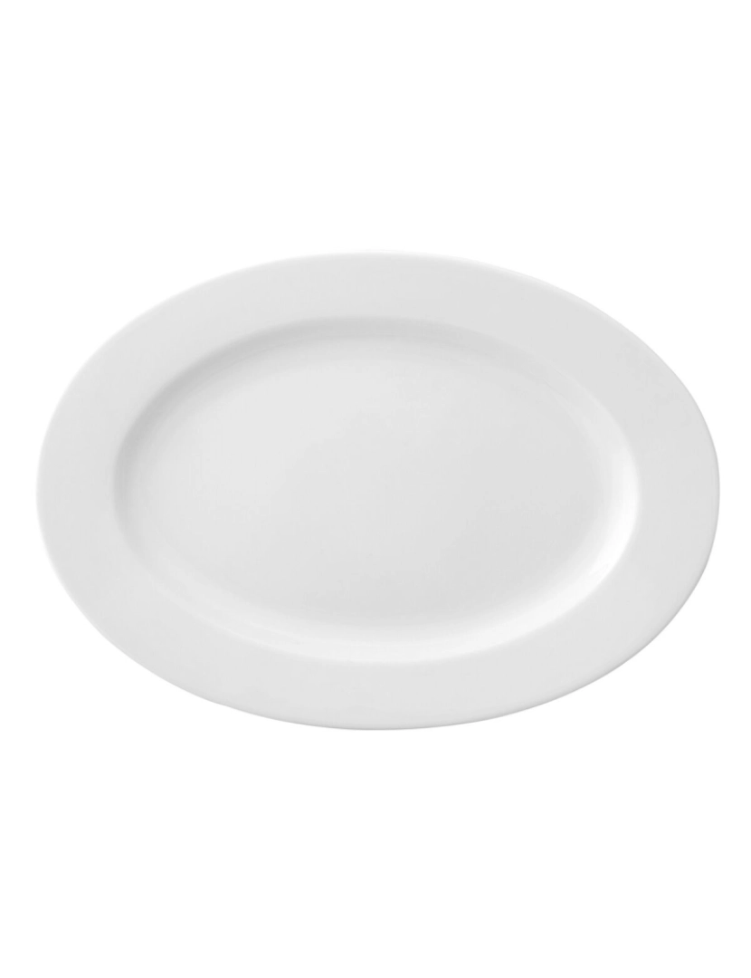 imagem de Prato de Jantar Ariane Prime Oval Branco Cerâmica 38 x 25 cm (6 Unidades)2