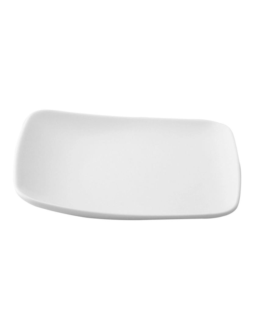 imagem de Prato de Sobremesa Ariane Vita Quadrado Cerâmica Branco (20 x 17 cm) (12 Unidades)4