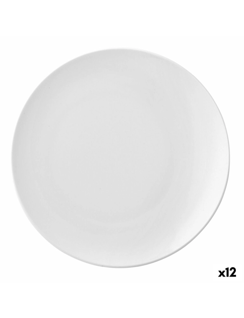 imagem de Prato de Jantar Ariane Vital Coupe Branco Cerâmica Ø 18 cm (12 Unidades)1