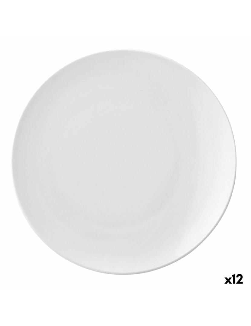 imagem de Prato de Jantar Ariane Vital Coupe Branco Cerâmica Ø 21 cm (12 Unidades)1