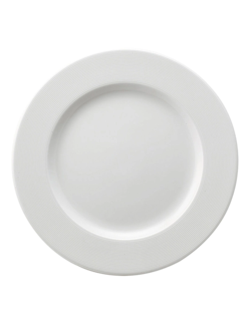 imagem de Prato de Sobremesa Ariane Orba Cerâmica Branco Ø 21 cm (12 Unidades)3