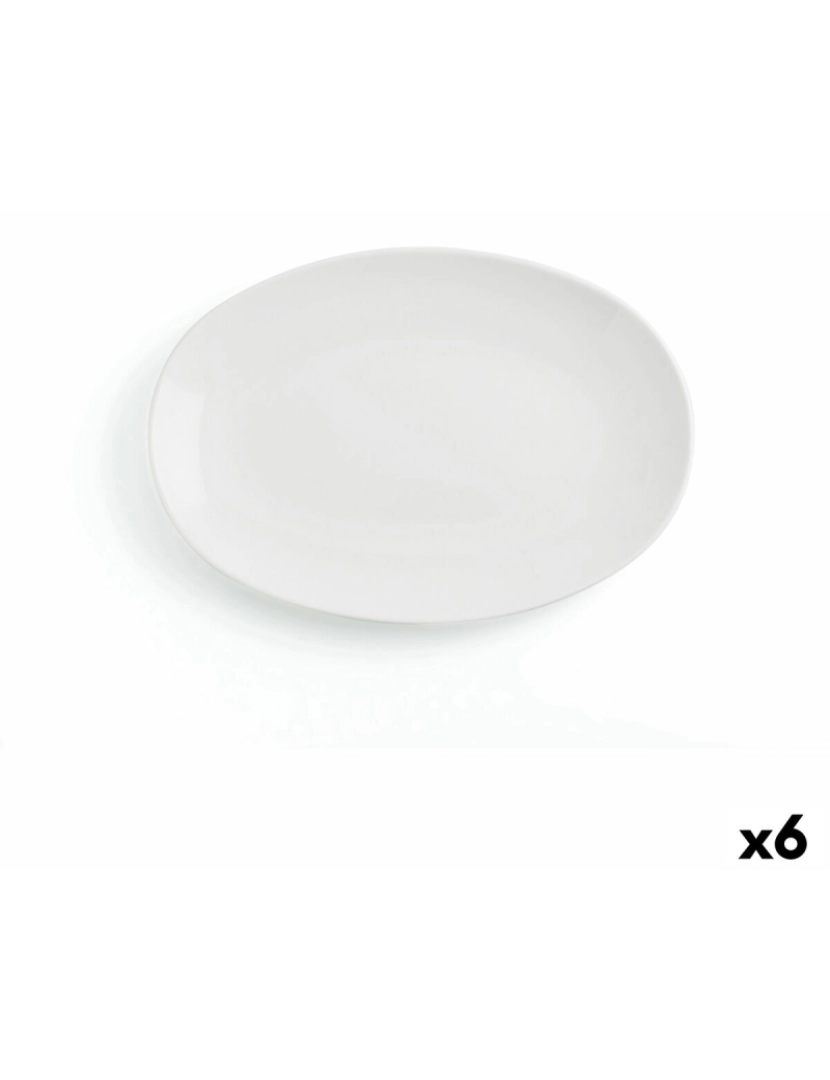 Ariane - Recipiente de Cozinha Ariane Vital Coupe Oval Cerâmica Branco Ø 32 cm 6 Peças