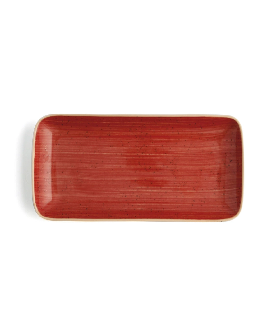 imagem de Recipiente de Cozinha Ariane Terra Retangular Cerâmica Vermelho (28 x 14 cm) (6 Unidades)3